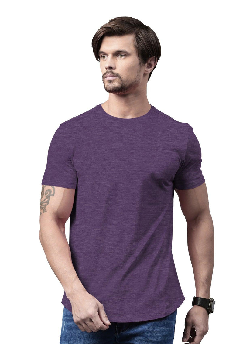 Men's Royal Purple Short Sleeve Crew Neck T-Shirt - Perfect TShirt Co