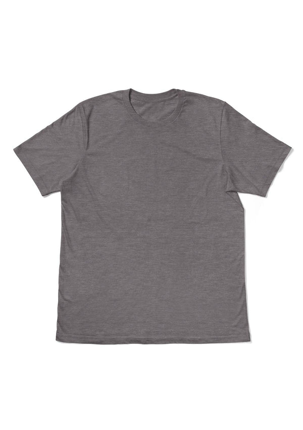 Men's Storm Gray Short Sleeve Crew Neck T-Shirt - Perfect TShirt Co