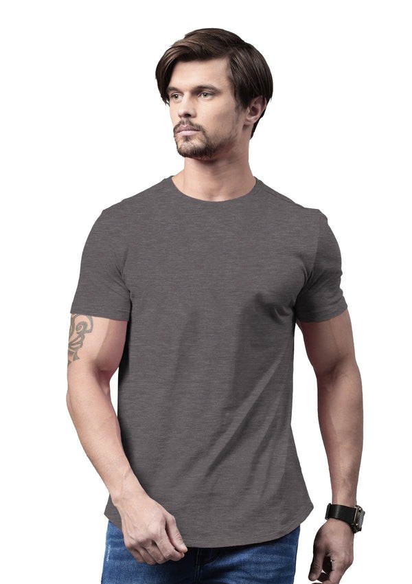 Men's Storm Gray Short Sleeve Crew Neck T-Shirt - Perfect TShirt Co