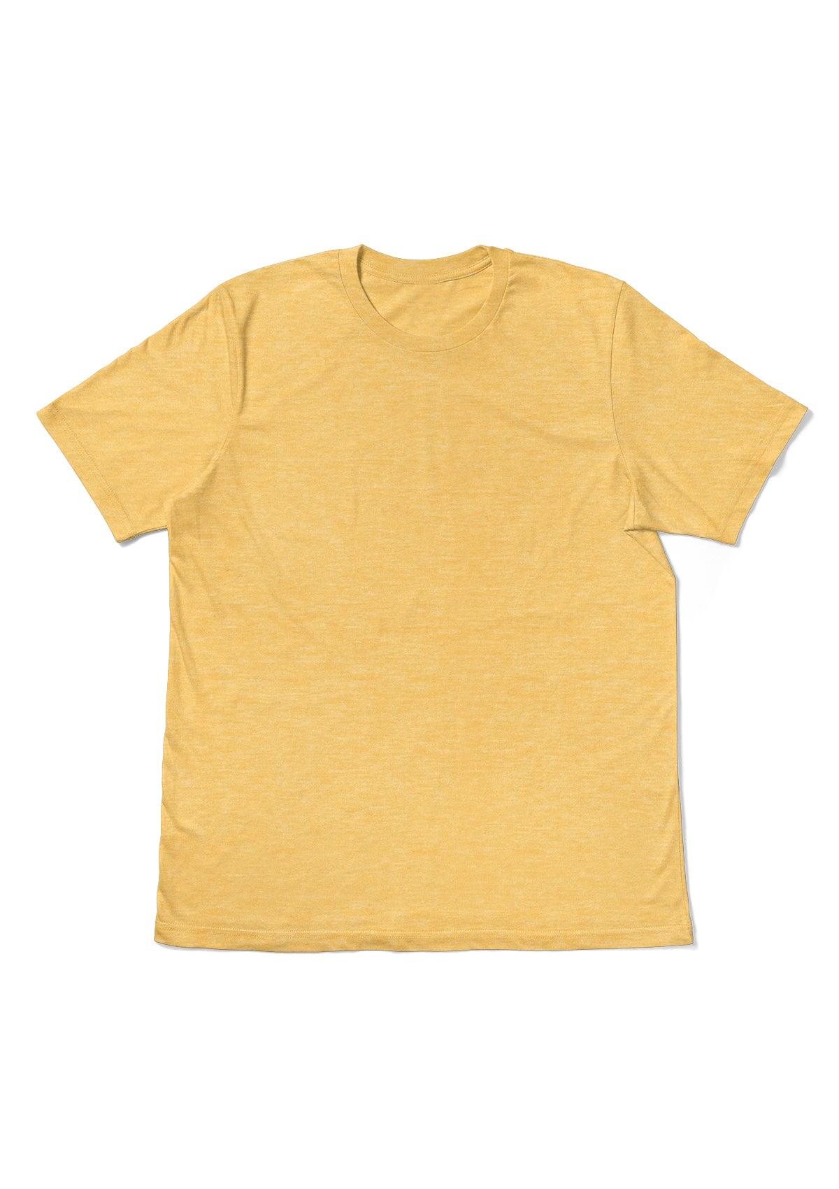 Men's Vibrant Yellow Triblend T-Shirt - Perfect TShirt Co
