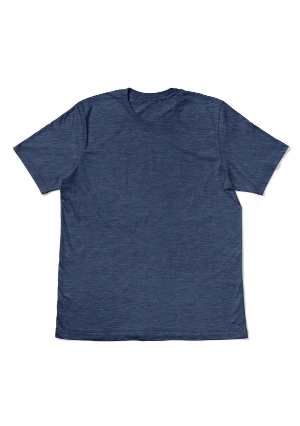 Men's Workout 6 Pack Tri-Blend T-Shirt Bundle - Short Sleeve Crew Neck - Perfect TShirt Co