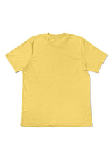 Men's Yellow Short Sleeve Crew Neck T-Shirt - Perfect TShirt Co