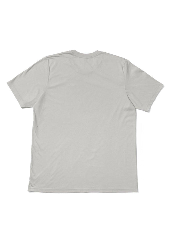 Mens T-Shirt Short Sleeve Crew Neck Aluminum Gray - Perfect TShirt Co
