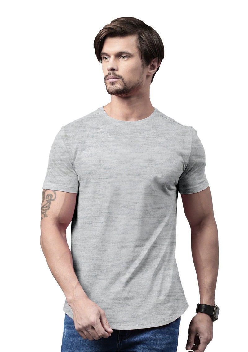 Mens T-Shirt Short Sleeve Crew Neck Ash Gray Heather - Perfect TShirt Co