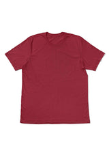 Mens T-Shirt Short Sleeve Crew Neck Canvas Red - Perfect TShirt Co