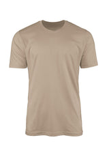 Mens T-Shirt Short Sleeve Crew Neck Dust Tan Brown - Perfect TShirt Co
