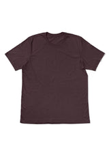 Mens T-Shirt Short Sleeve Crew Neck Maroon Red - Perfect TShirt Co