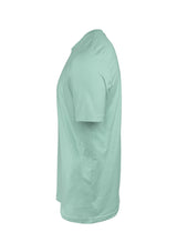 Mens T-Shirt Short Sleeve Crew Neck Mint Green Cotton - Perfect TShirt Co