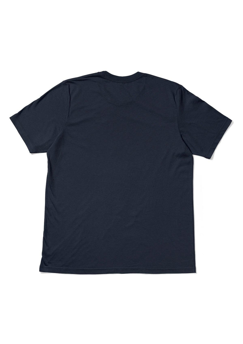 Mens T-Shirt Short Sleeve Crew Neck Navy Blue - Perfect TShirt Co