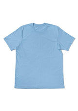 Mens T-Shirt Short Sleeve Crew Neck Ocean Blue - Perfect TShirt Co