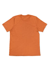 Mens T-Shirt Short Sleeve Crew Neck Orange - Perfect TShirt Co