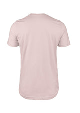 Mens T-Shirt Short Sleeve Crew Neck Powder Pink Cotton - Perfect TShirt Co