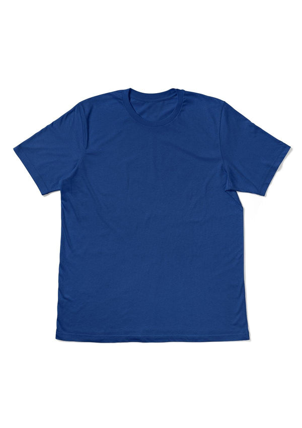 Mens T-Shirt Short Sleeve Crew Neck Royal Blue - Perfect TShirt Co