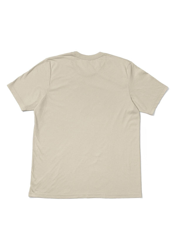 Mens T-Shirt Short Sleeve Crew Neck Soft Cream White - Perfect TShirt Co