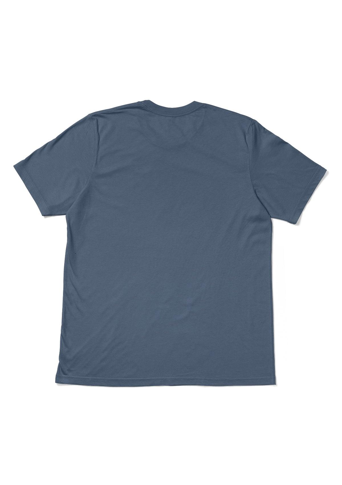 Men's Steel Blue Short Sleeve T-Shirt