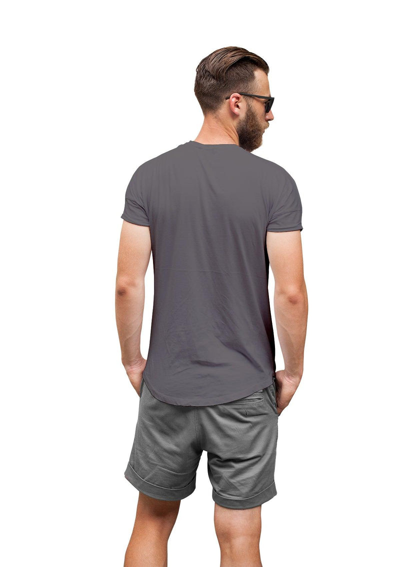 Mens T-Shirt Short Sleeve Crew Neck Storm Gray - Perfect TShirt Co