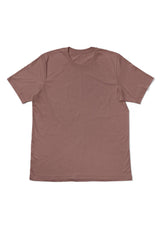 Mens T-Shirt Short Sleeve Crew Neck Taupe Brown - Perfect TShirt Co