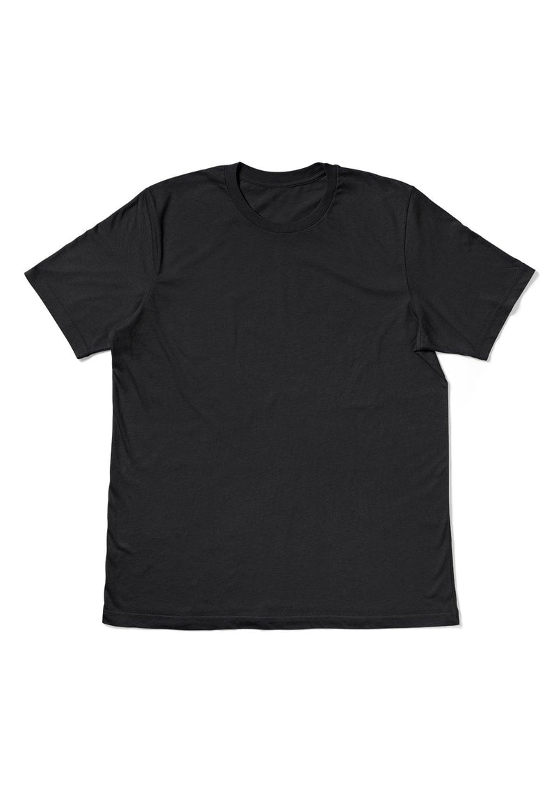 Mens T-Shirt Short Sleeve Crew Neck Vintage Black - Perfect TShirt Co