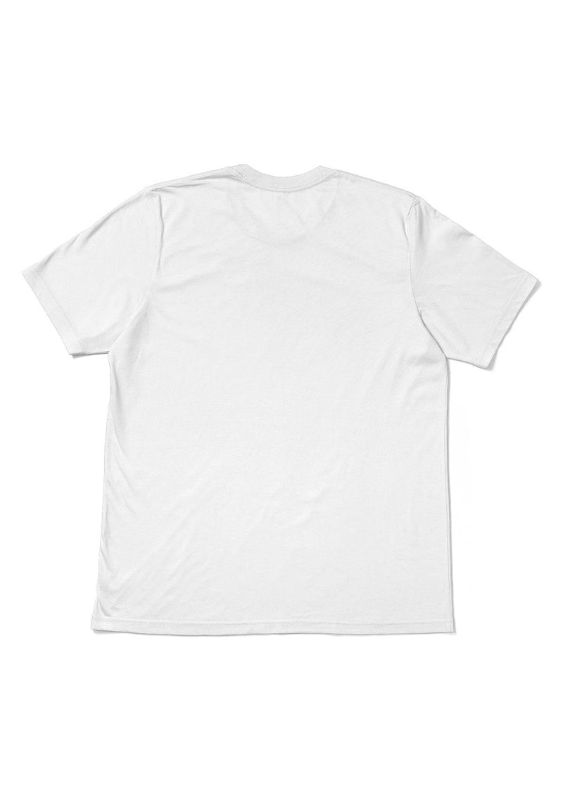 Mens T-Shirt Short Sleeve Crew Neck White Triblend - Perfect TShirt Co