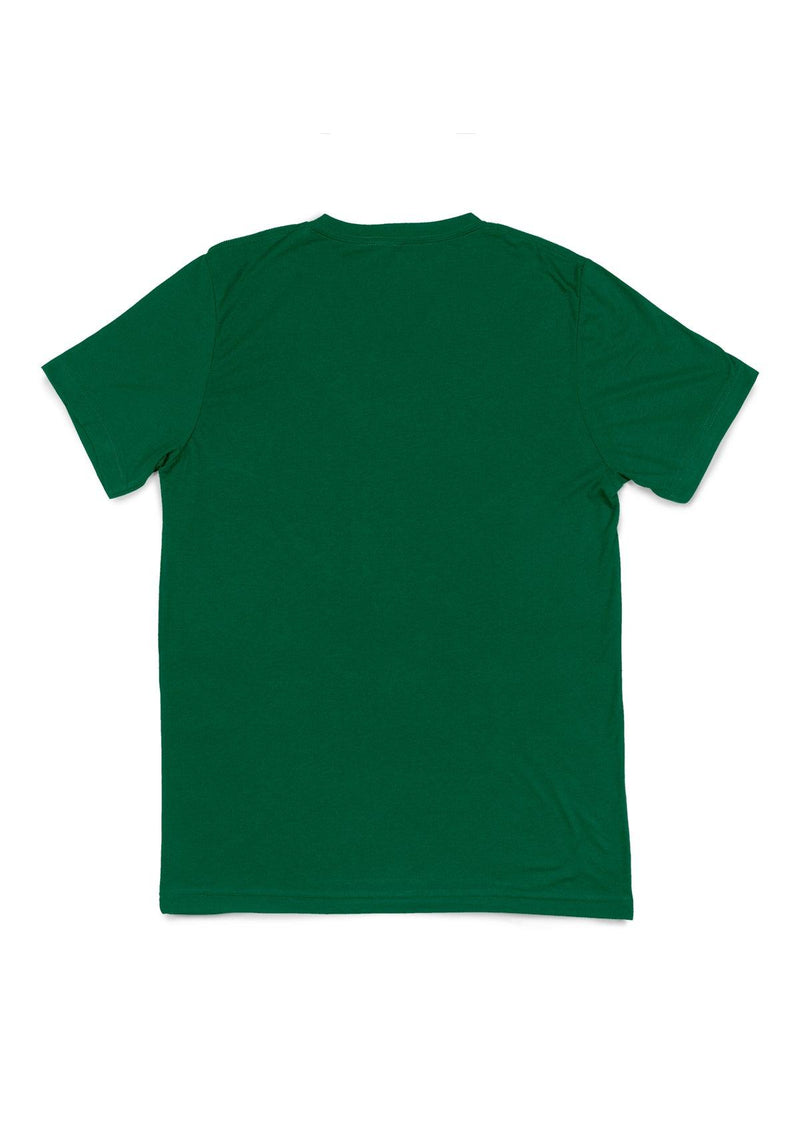 Mens T-Shirt Short Sleeve V-Neck Kelly Green - Perfect TShirt Co