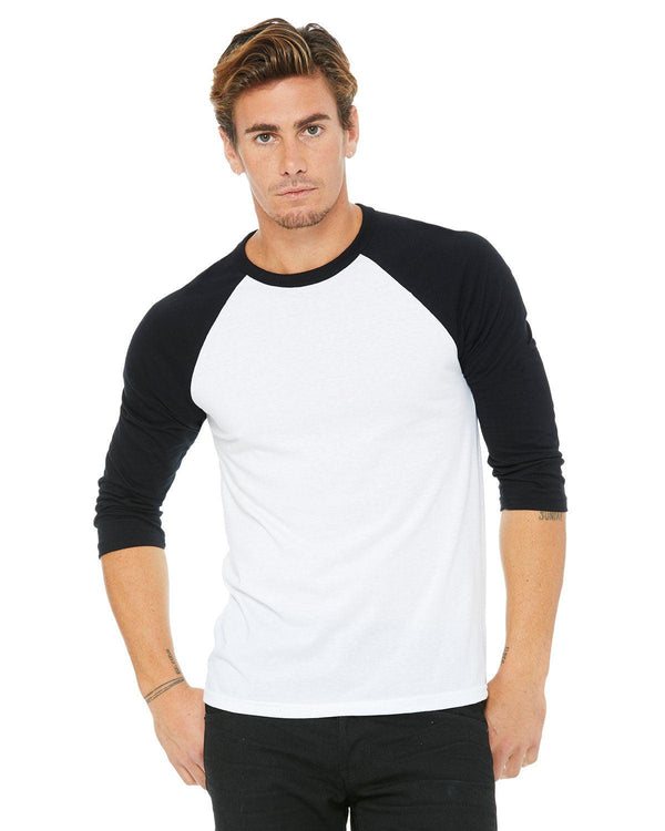 Mens T-Shirts Baseball Raglan Sleeve - Perfect TShirt Co