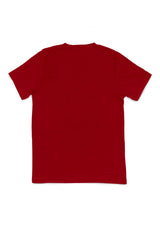 Mens T-Shirts Short Sleeve V-Neck - Real Red - Perfect TShirt Co