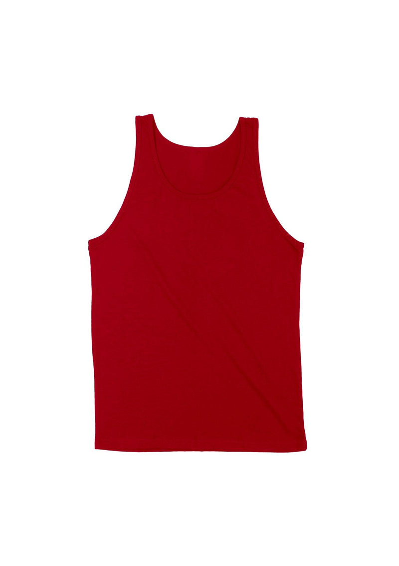 Mens Tank T-Shirts Red - Perfect TShirt Co