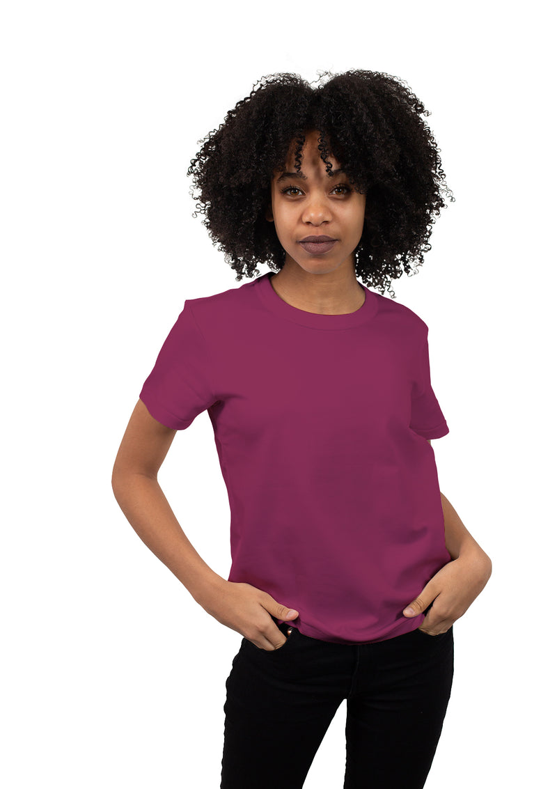 Womens Boyfriend T-Shirts Short Sleeve Pinky 3 Piece Bundle