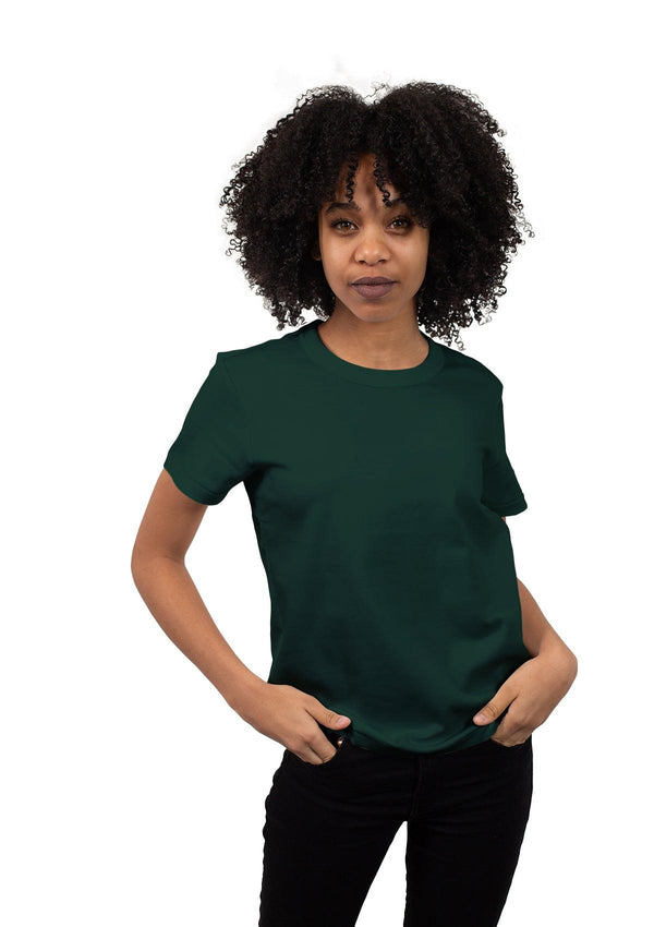 Perfect TShirt Co Womens Original Boyfriend T-Shirt - Forest Green - Perfect TShirt Co