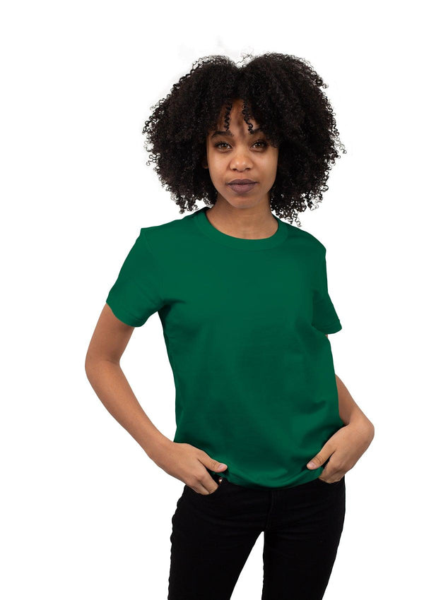 Perfect TShirt Co Womens Original Boyfriend T-Shirt - Kelly Green - Perfect TShirt Co
