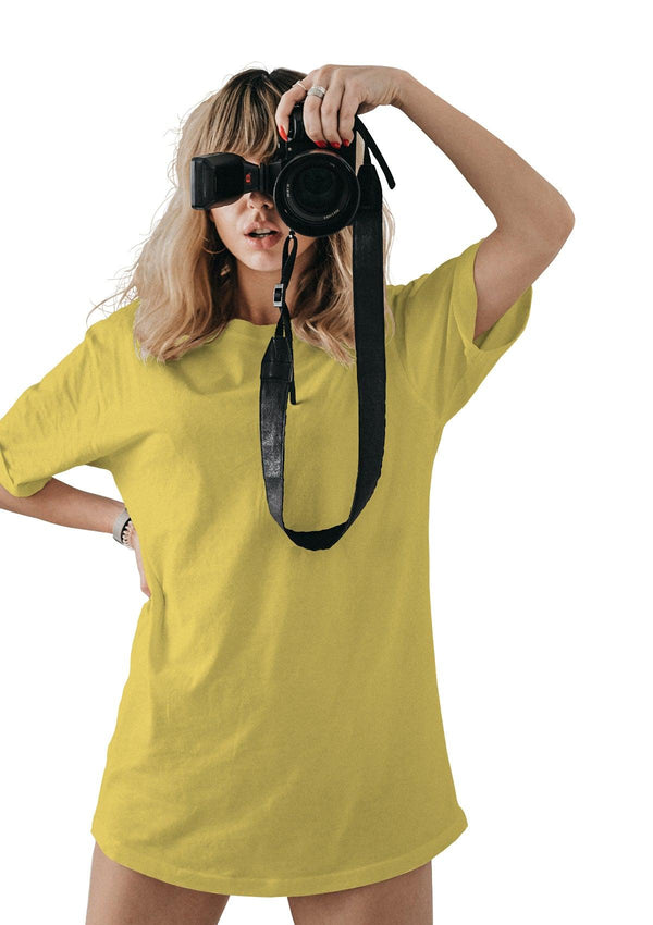 Perfect TShirt Co Womens Original Boyfriend T-Shirt - Maize Yellow - Perfect TShirt Co