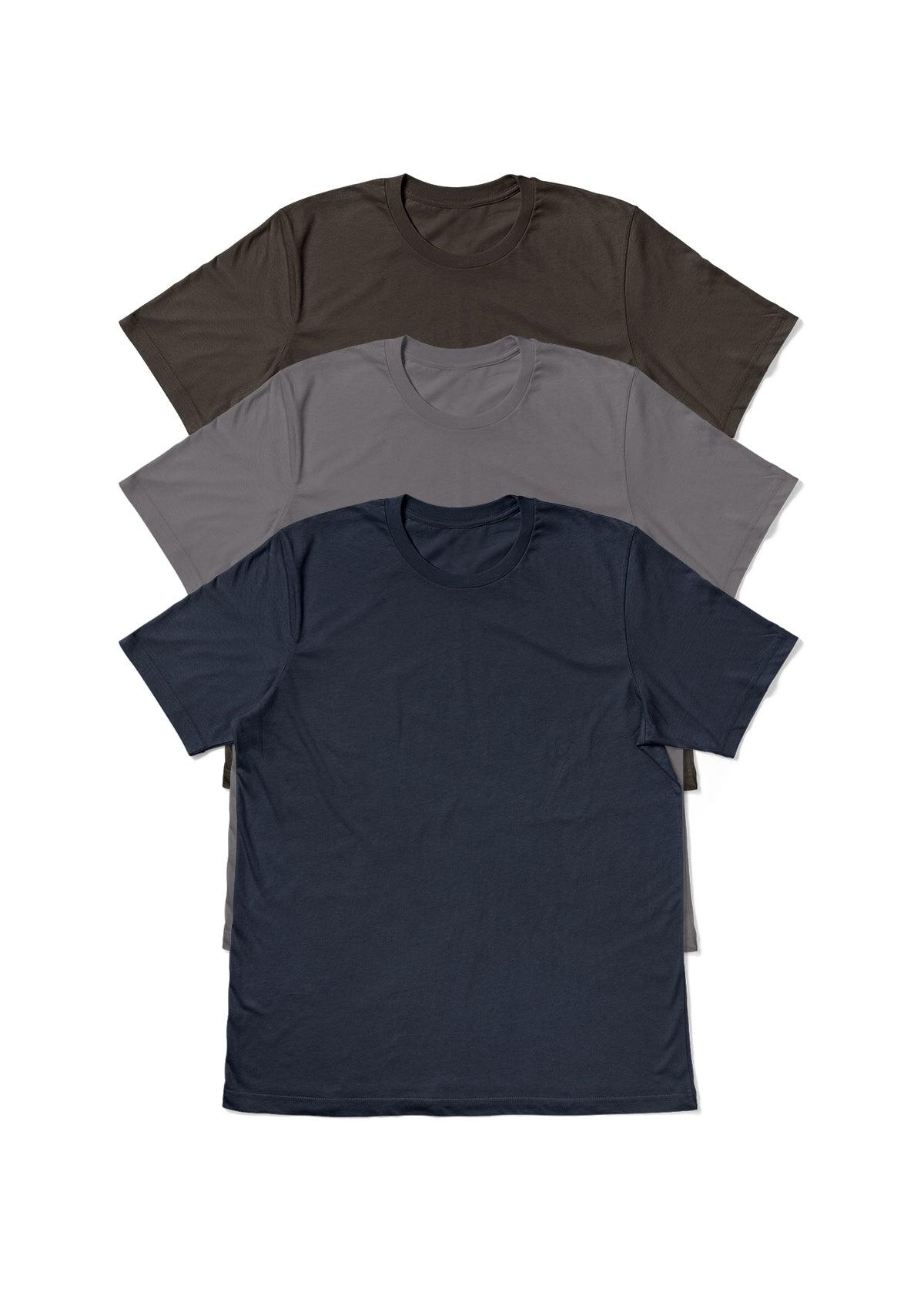 The Daily Short Sleeve T-Shirt Bundle - 3 Pack - Perfect TShirt Co