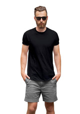 Unisex Short Sleeve Wrinkle Free T-Shirt 3pc Black Bundle - Perfect TShirt Co