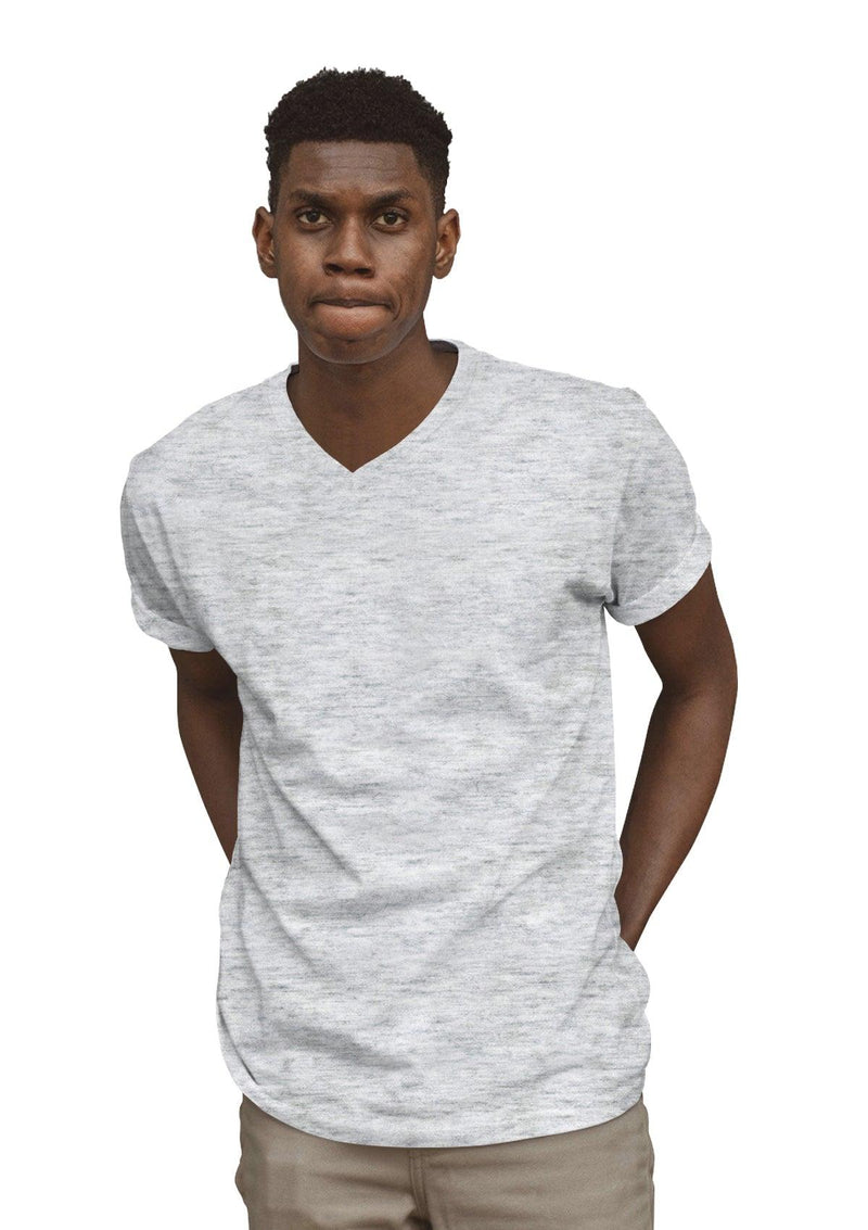 V-Neck Triblend T-Shirt - White Fleck - Perfect TShirt Co