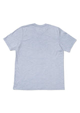 Womens Boyfriend T-Shirts Prism Dusty Blue Heather Cotton - Perfect TShirt Co