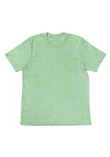 Womens Boyfriend T-Shirts Prism Mint Green Heather Cotton - Perfect TShirt Co