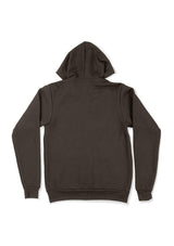 Zip Kangaroo Fleece Hoodie - Asphalt Gray - Perfect TShirt Co