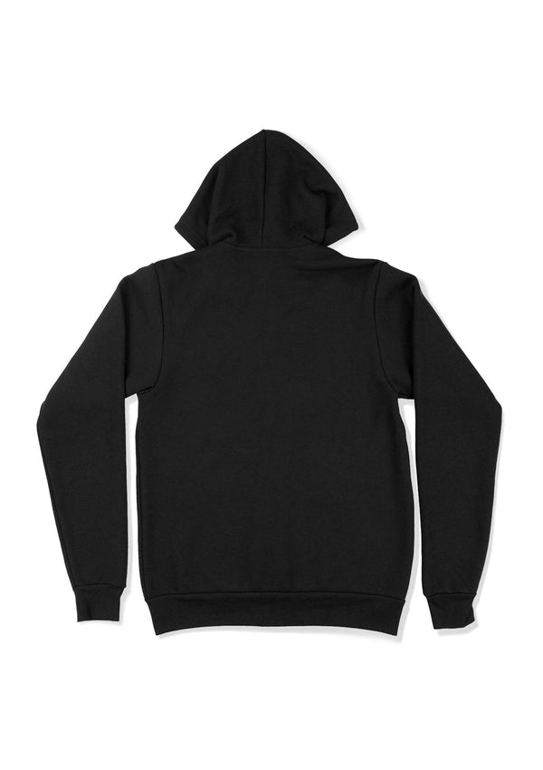 Zip Kangaroo Fleece Hoodie - Black - Perfect TShirt Co